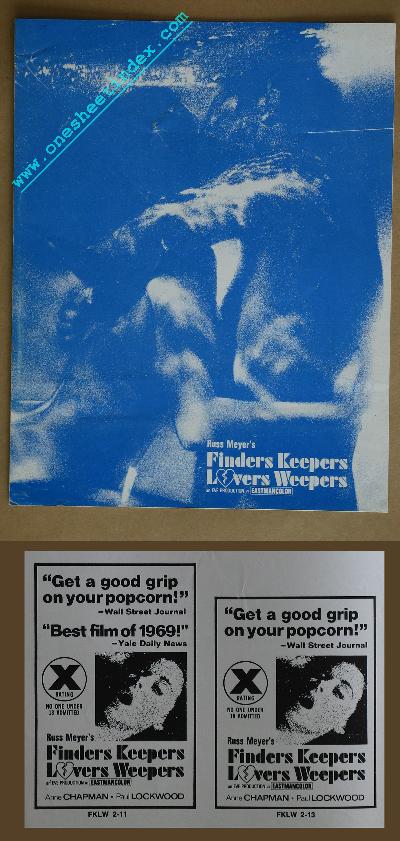 Finders Keepers, Lovers Weepers