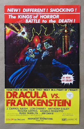 Dracula vs Frankenstein