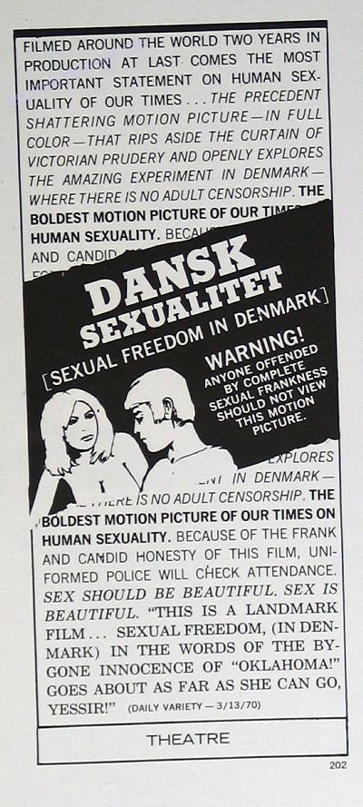 Sexual Freedom in Denmark
